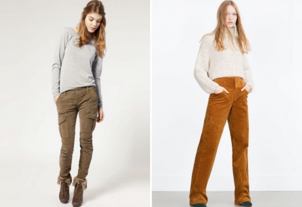 С чем носить вельветовые брюки: стильные и удобные образы с вельветовыми штанами – фотоподборка и видео